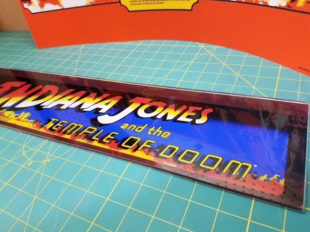 Indiana Jones Temple of Doom Glass Marquee